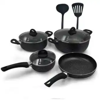 Linio Juego de ollas verona black 9 piezas - r... oferta