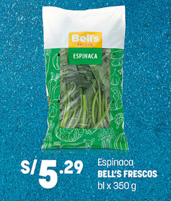 Plaza Vea Espinaca Bell's Frescos bl x 350g oferta