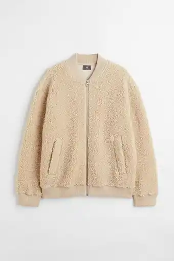 H&M Casaca en carnero sintético relaxed fit oferta
