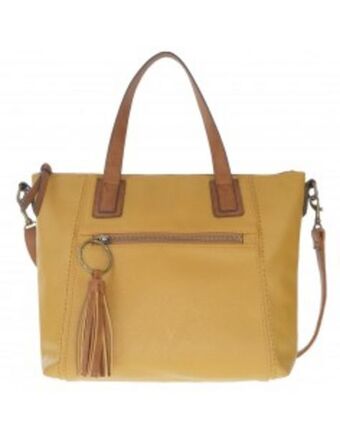 Payless Cartera mustard lizzie para mujer oferta