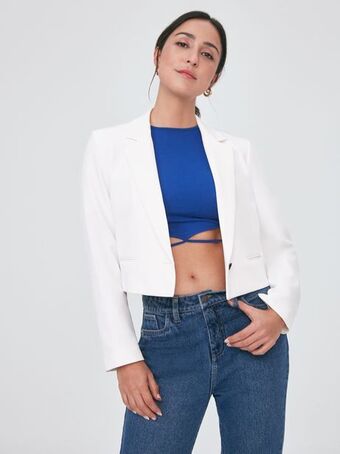 Mentha & Chocolate Polo dayana azulino oferta