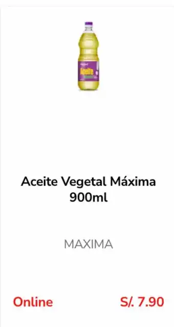Metro Aceite Vegetal Maxima 900 ml oferta
