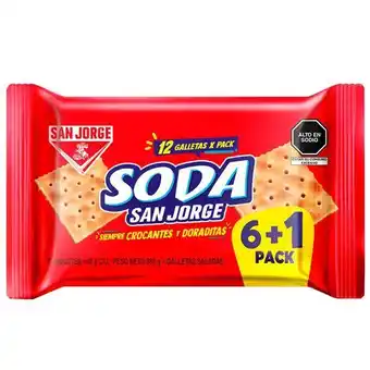 Vivanda Galletas de soda san jorge paquete 7un oferta