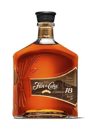 Ron flor de caña 18 años 750ml