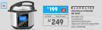 Plaza Vea Blackline Multiolla A Presión HB-206C oferta
