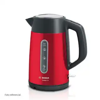 Tottus Hervidor electrico bosch 1.7lt twk4p434 rojo oferta