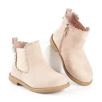 Tottus Botines elástico niña talla 24 rosado oferta