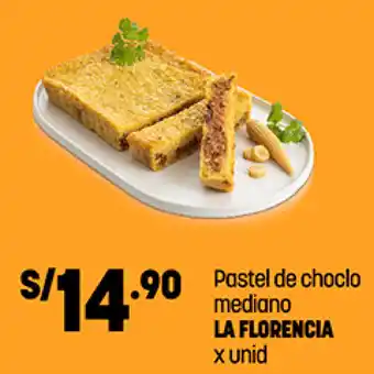 Plaza Vea Pastel de Choclo Mediano La Florencia x unid oferta