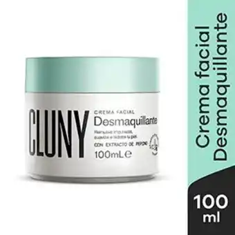 Crema facial esencial desmaquillante cluny - pote 100 ml
