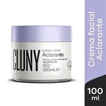 Mifarma Crema facial aclarante cluny - pote 100 ml oferta
