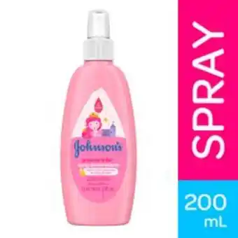 Metro Desenredante de cabello gotas de brillo johnson's baby spray 200 ml oferta