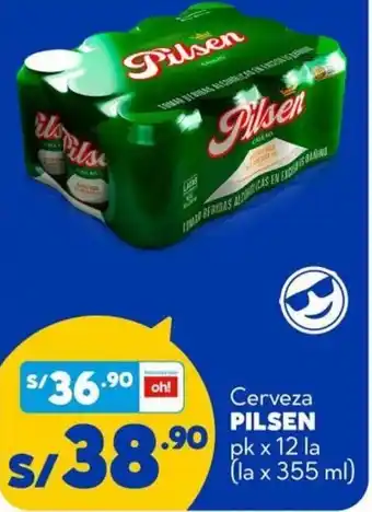 Mass Cerveza Pilsen pk x 12 la 355ml oferta