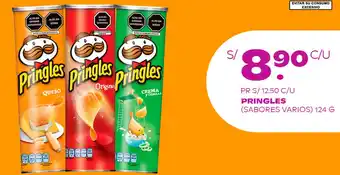 Tambo Pringles Sabores Varios 124g oferta