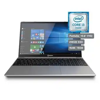 Hiraoka Laptop miray lpm-bw15-i3 15.6" intel core i3-6157u 256 gb ssd 16 gb ram silver oferta