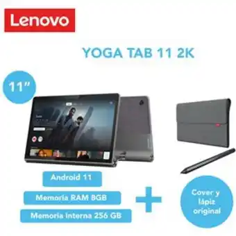 Linio Kit tablet lenovo yoga tab 11 yt-j706f 1... oferta