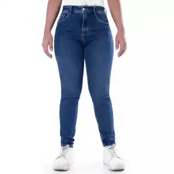 Pantalon denim high stch whinda tobillero
