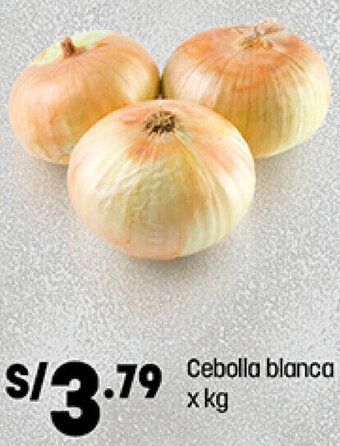 Plaza Vea Cebolla Blanca oferta