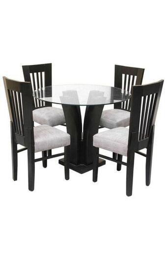 Tiendas EFE Comedor decohome ariel + 4 sillas oferta