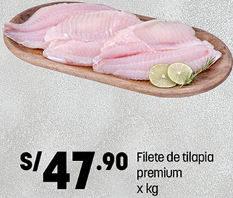 Plaza Vea Filete de Tilapia Premium oferta