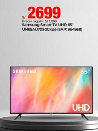 Metro Samsung Smart TV UHD 65" oferta