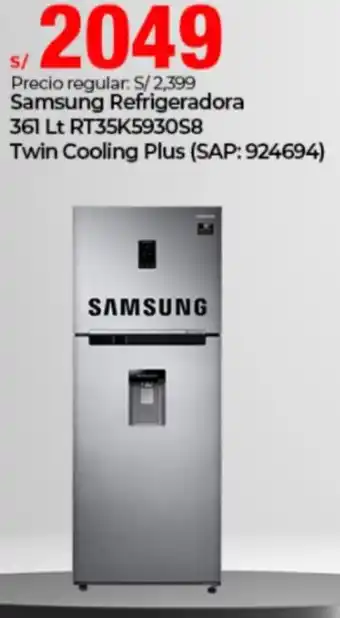 Metro Samsung Refrigeradora 361lt oferta