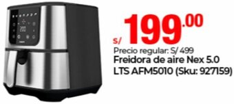 Metro Freidora de Aire NEX 5.0lts AFM5010 oferta