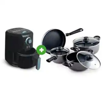 Linio Combo juego de ollas 7 piezas + freidora... oferta