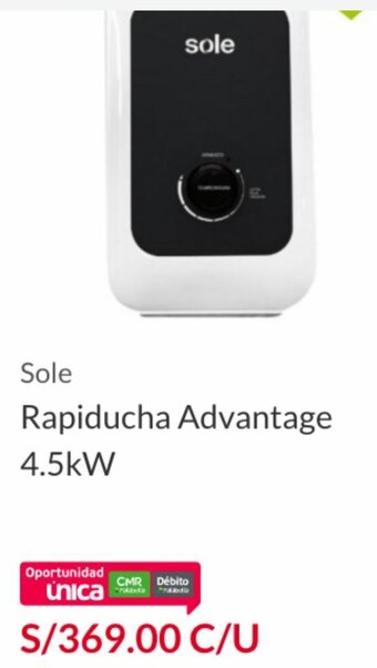 Sodimac Sole Rapiducha Advantage 4.5kW oferta