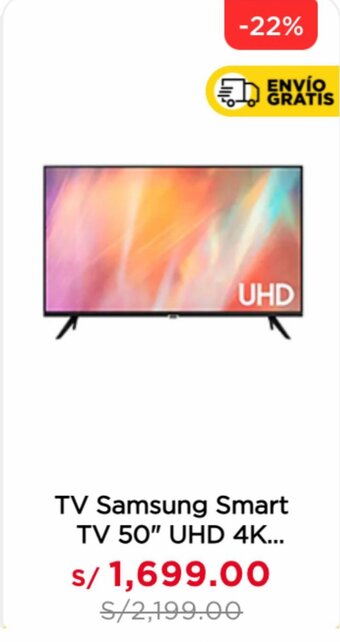 La Curacao Samsung Smart TV 50" UHD 4K oferta