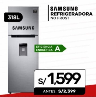 La Curacao Samsung Refrigeradora No Frost 318L oferta