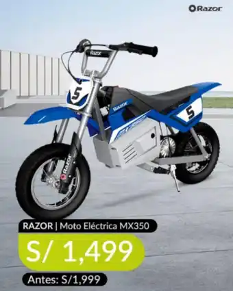 Razor Moto Eléctrica MX350