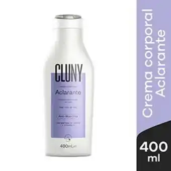 Mifarma Crema corporal aclarante cluny - frasco 400 ml oferta