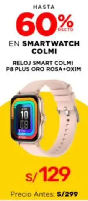 La Curacao En Smartwatch Colmi oferta