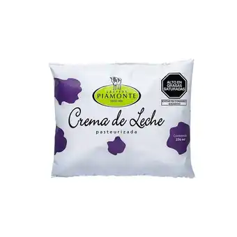 Tottus Crema de leche pasteurizada piamonte 236 ml oferta