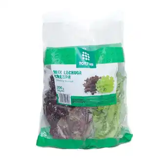 Tottus Mix lechuga crespa tottus 200 gr oferta
