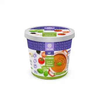 Tottus Crema de tomate y albahaca tottus life 350 gr oferta