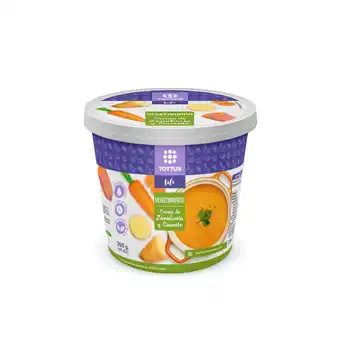 Tottus Crema de zanahoria y camote tottus life 350 gr oferta