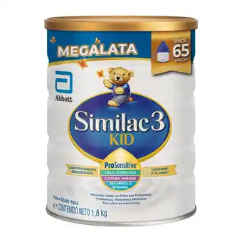 Tottus Similac 3 kid abbott 1.8 kg oferta
