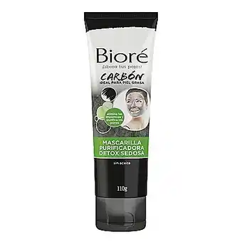Tottus Mascarilla facial purificadora detox sedosa con carbón natural oferta