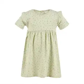 Tottus Vestido mc bobo bebé talla 12m verde pistacho oferta