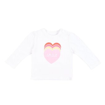 Tottus Polo algodón ml bebé talla 18m blanco oferta