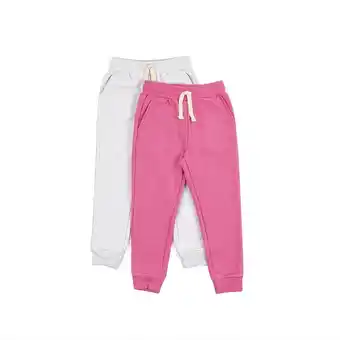 Tottus Pack 2 jogger franela niña talla 10 rosa/celes oferta