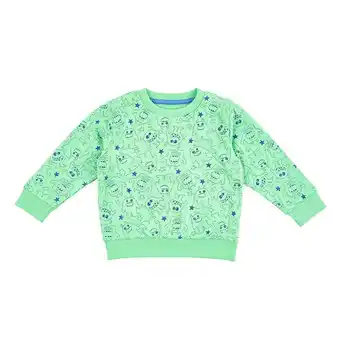 Tottus Sudadera fullprint monster bebé 24m verde oferta