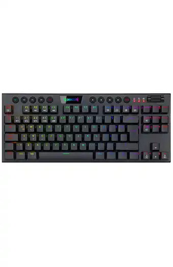 Tiendas EFE Teclado inalámbrico gamer redragon horus tkl k621-rgb-sp blue switch oferta
