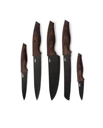 Tiendas EFE Set de cuchillos de 5 piezas godfrey neg oster oferta