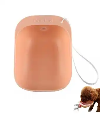 Tiendas EFE Bebedero botella de agua portátil rosado oferta