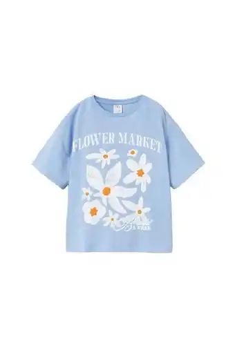 ZARA Camiseta flower market oferta