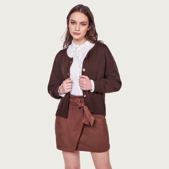 Mentha & Chocolate Chompa randi marron oferta