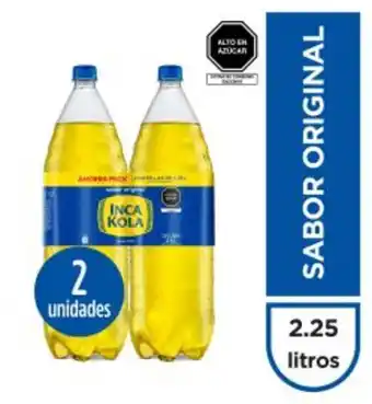 Freshmart Gaseosa inca kola original - botella 2.25l (pack x2) - pack oferta