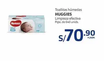 Makro Toallitas húmedas huggies limpieza efectiva pqte. de 640 unids oferta